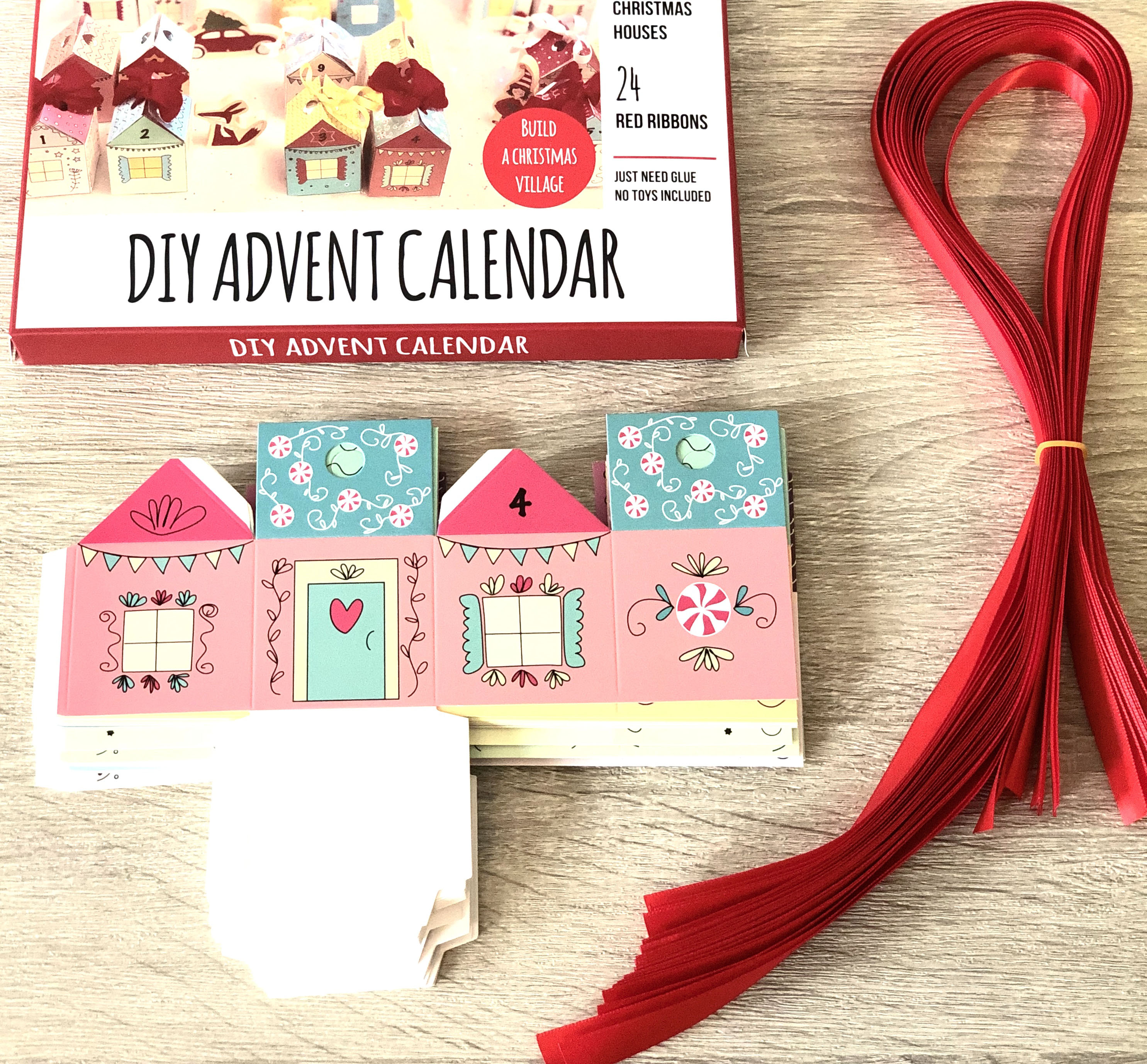 template of a Christmas house